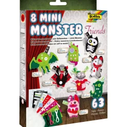 folia Nähset Mini Monster Friends mehrfarbig