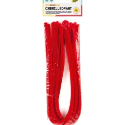 folia Pfeifenreiniger hochrot Chenilledraht Ø 8,0 mm 10 St.