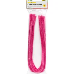 folia Pfeifenreiniger pink Chenilledraht Ø 8,0 mm 10 St.