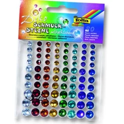 folia Schmucksteine mehrfarbig Rainbow