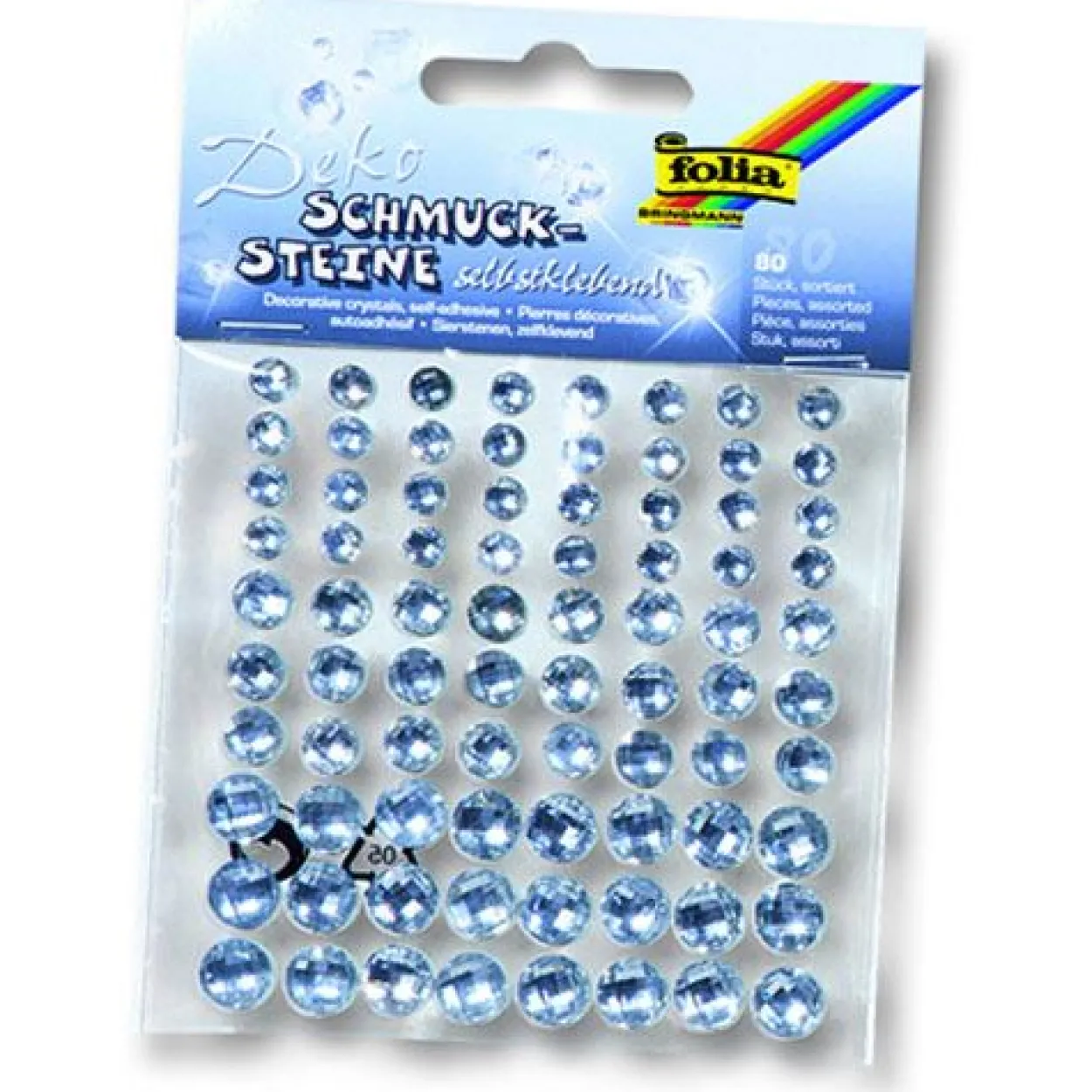 folia Schmucksteine transparent Klar