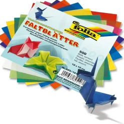 folia Transparentpapier-Faltblätter, 100 x 100 mm