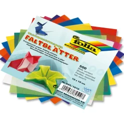 folia Transparentpapier-Faltblätter, 100 x 100 mm