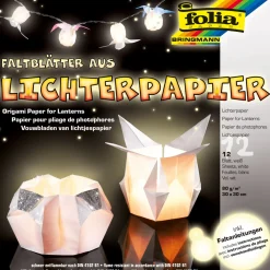folia Transparentpapier Lichterpapier 30,0 x 30,0 cm 80 g/qm, 12 St.