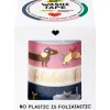 folia Washi Tape Falala Deko-Klebeband matt 10,0/15,0 mm x 5,0 m 4 Rollen