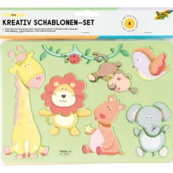 folia Zeichenschablonen-Set farbsortiert (40611)