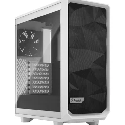 Fractal Design Meshify 2 Compact White TG mit Sichtfenster Midi Tower ohne Netzteil weiss