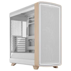 Fractal Design Summit Chalk White TG Clear Tint (weiß/holz)