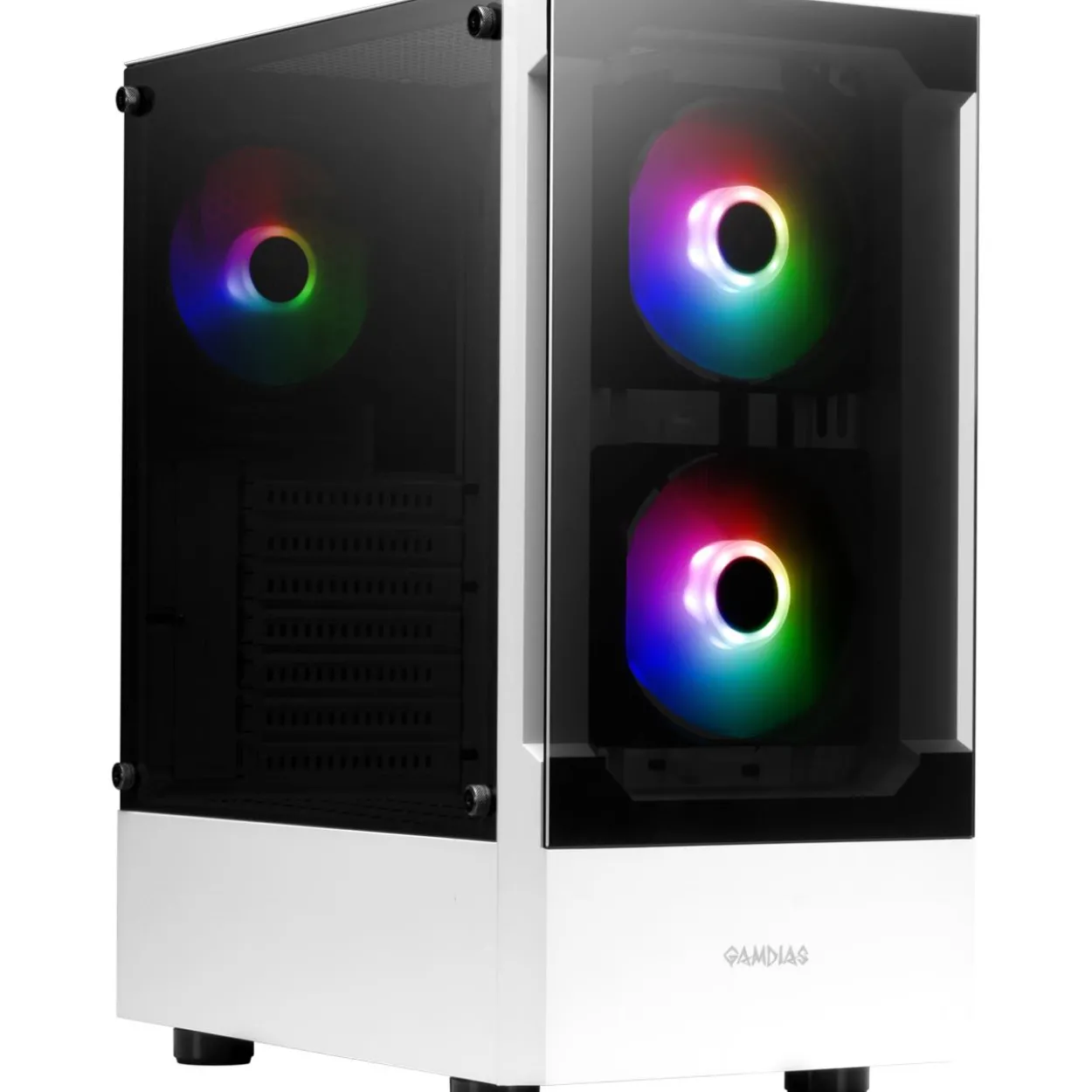 Gamdias Talos E3 Midi Tower ohne Netzteil weiss