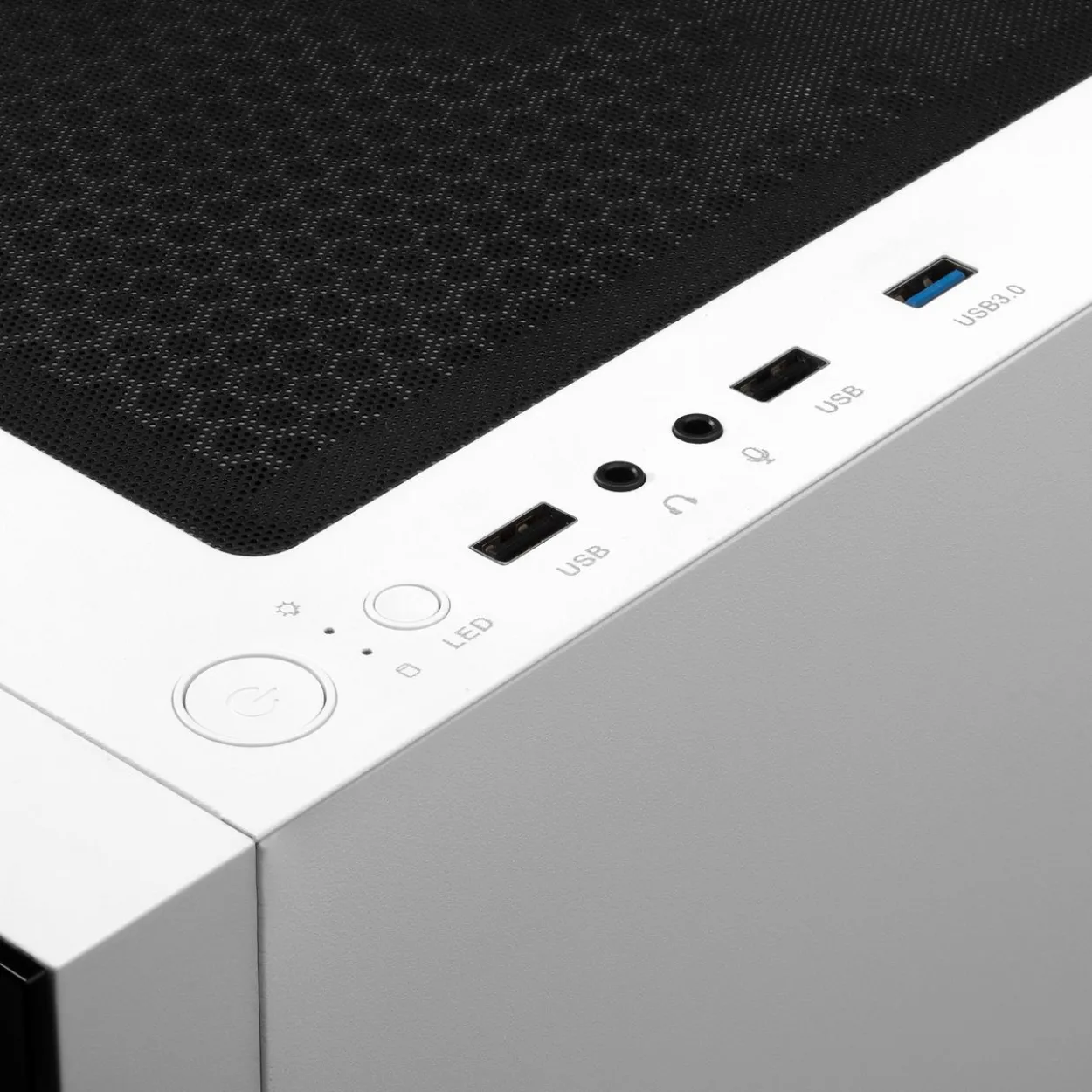 Gamdias Talos E3 Midi Tower ohne Netzteil weiss