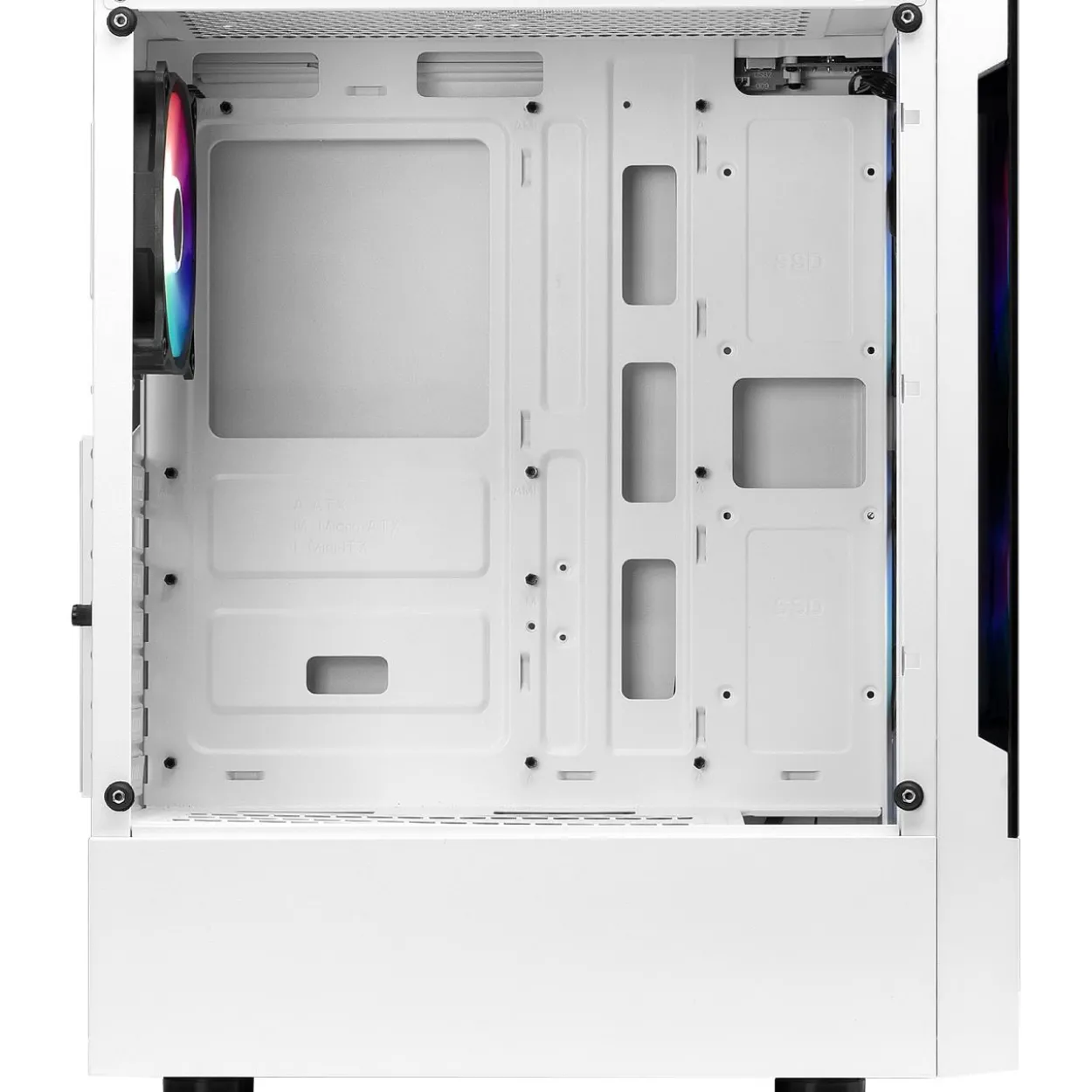 Gamdias Talos E3 Midi Tower ohne Netzteil weiss