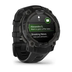 GARMIN Instinct 3 AMOLED 45 mm Smartwatch schwarz