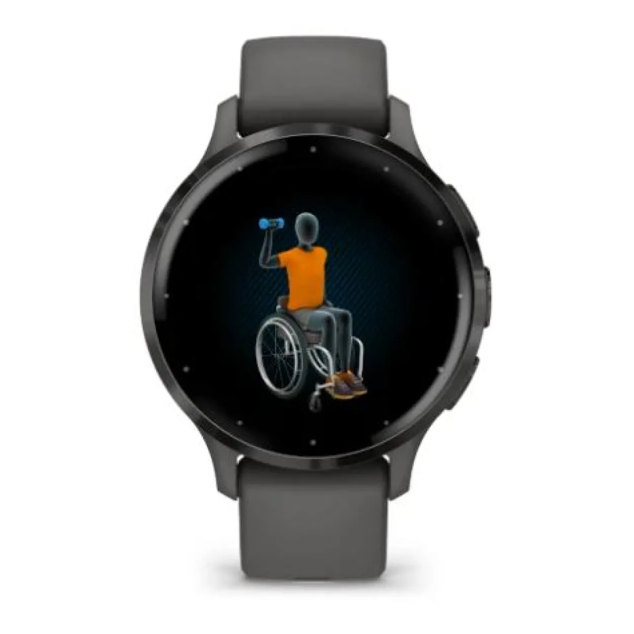 Garmin 010-02785-00 Venu 3S slategrey Schwarz Wearable