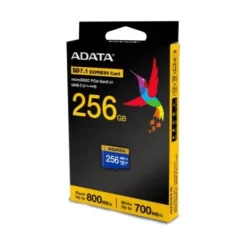 256GB ADATA Premier Extreme microSDXC SD7.1 (blau/gelb, SD7.1 Express, UHS-I U3, Class 10, V30, Nintendo Switch 2 Ready)