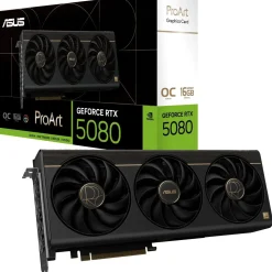 16GB Asus GeForce RTX 5080 OC Aktiv PCIe 5.0 x16 (Retail)