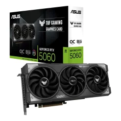 8GB Asus GeForce RTX 5060 TUF Gaming OC Aktiv PCIe 5.0 x16 (x8) (Retail)