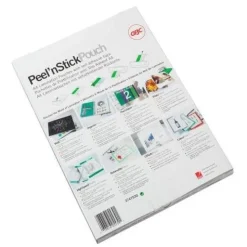 GBC 100 PeelŽnStick Laminierfolien glänzend für A4 125 micron selbstklebender Rücken