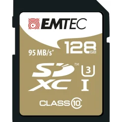 128 GB EMTEC Speedin SDXC Class 10 U3 Retail
