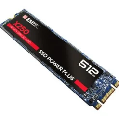 256GB EMTEC X250 M.2 SATA 6Gb/s 3D-NAND TLC (ECSSD256GX250)