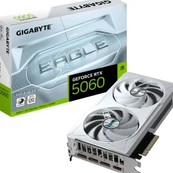 8GB Gigabyte GeForce RTX 5060 Eagle OC ICE Aktiv PCIe 5.0 x8 (Retail)