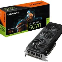 12GB Gigabyte GeForce RTX 5070 Windforce OC SFF Aktiv PCIe 5.0 x16 1xHDMI 2.1b / 3xDisplayPort 2.1b (Retail)