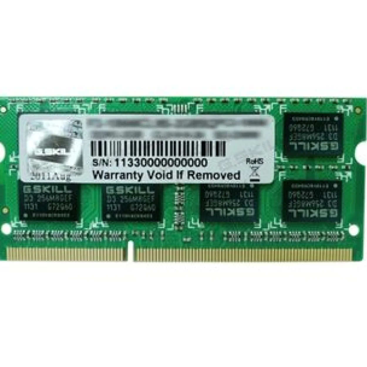 4GB G.Skill SQ Series DDR3-1600 SO-DIMM CL11 Single