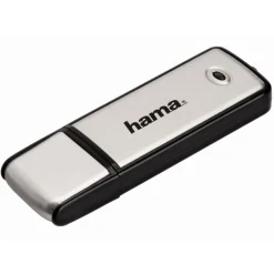 32 GB Hama FlashPen "Fancy" schwarz/silber USB 2.0