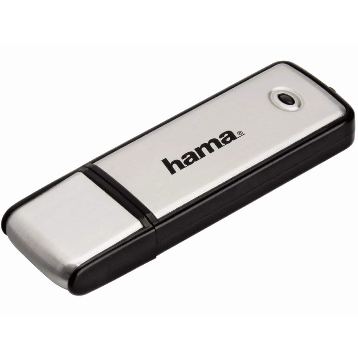 32 GB Hama FlashPen "Fancy" schwarz/silber USB 2.0