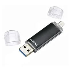 256GB hama USB-Stick Laeta Twin schwarz