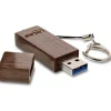128 GB InLine woodline Walnuss braun USB 3.0
