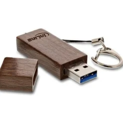 128 GB InLine woodline Walnuss braun USB 3.0