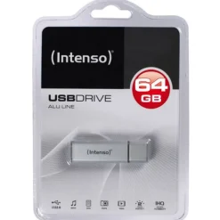 64 GB Intenso Alu Line silber USB 2.0