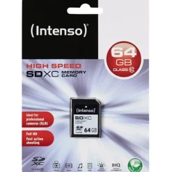 64 GB Intenso High Performance SDXC Class 10 Retail
