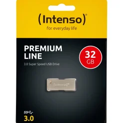 32 GB Intenso Premium Line silber USB 3.0