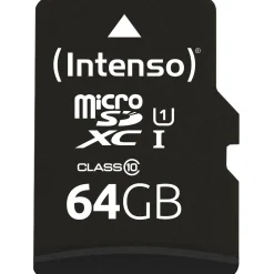 64GB Intenso SD MicroSD Card SD-HC UHS-I inkl. SD- Adapter retail