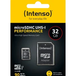32GB Intenso SD MicroSD Card SD-HC UHS-I inkl. SD- Adapter retail
