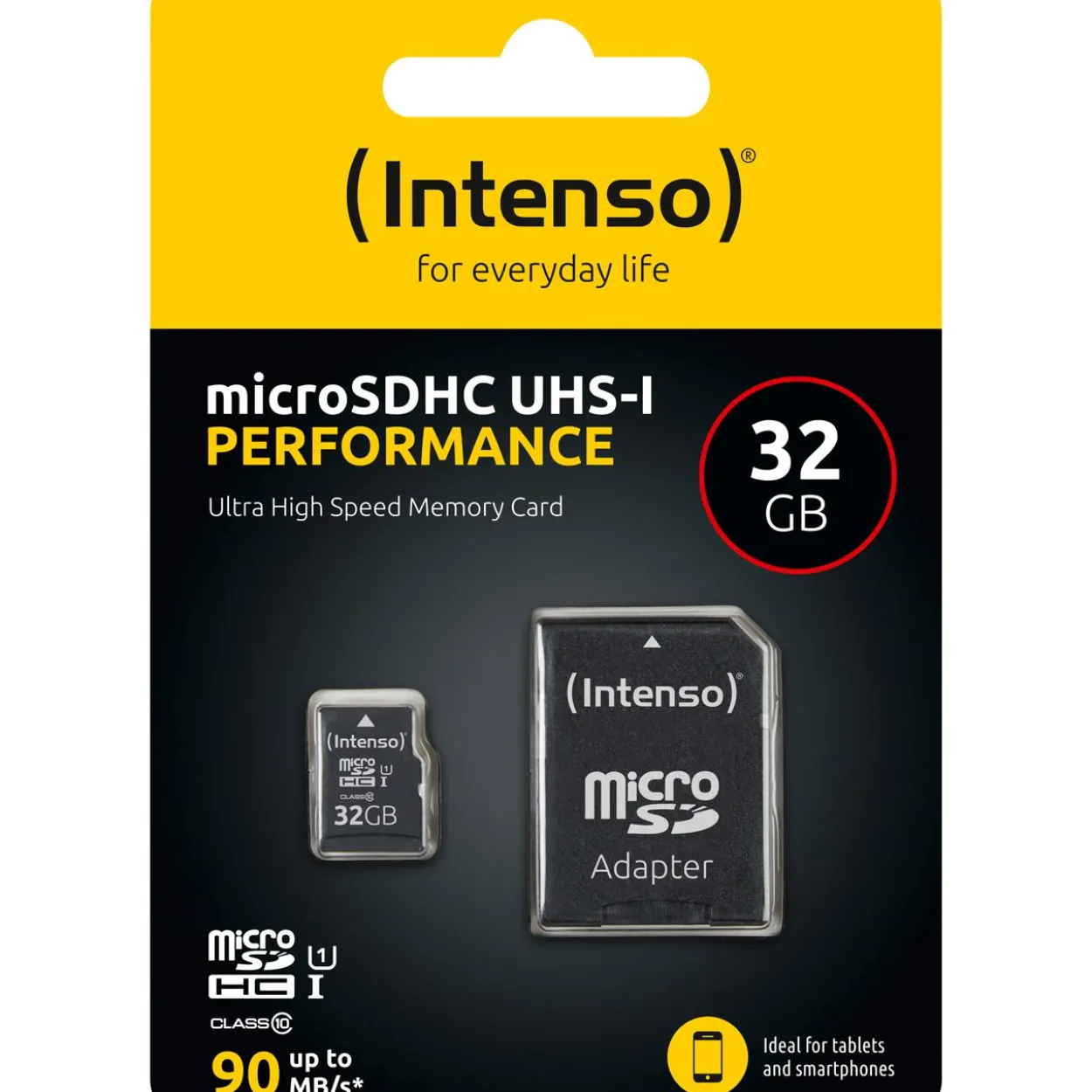 32GB Intenso SD MicroSD Card SD-HC UHS-I inkl. SD- Adapter retail