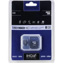 8 GB Intenso Standard microSDHC Class 4 Retail inkl. Adapter
