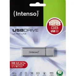 128 GB Intenso Ultra Line silber microUSB 3.0