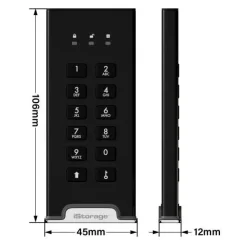 240GB iStorage diskAshur M² Extern USB-A 3.0 (IS-DAM2-256-240)