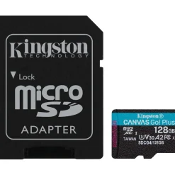 128GB Kingston Canvas Go Plus MicroSD +ADP
