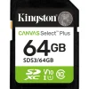 64GB Kingston Card SDXC Canvas Plus Gen3 C10 retail
