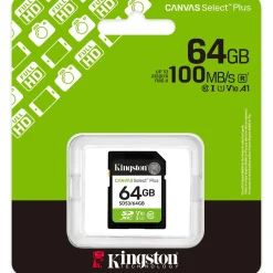 64GB Kingston Card SDXC Canvas Plus Gen3 C10 retail