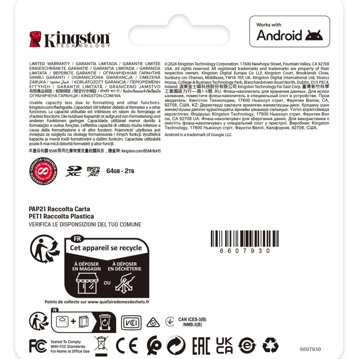 128GB Kingston Card SDXC Canvas Plus Gen3 C10 retail