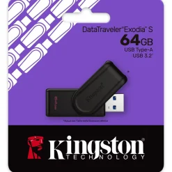64GB Kingston DataTraveler Exodia S USB 3.0 schwarz