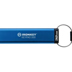 32 GB Kingston IronKey Keypad 200 blau USB 3.0
