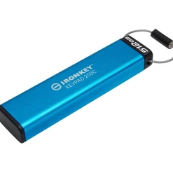 512GB Kingston IronKey Keypad 200C - USB-Flash-Laufwerk - verschlüsselt - USB 3.2 Gen 1