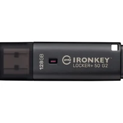 128GB Kingston IronKey Locker+ 50 (anthrazit, USB-A 3.2 Gen 1)