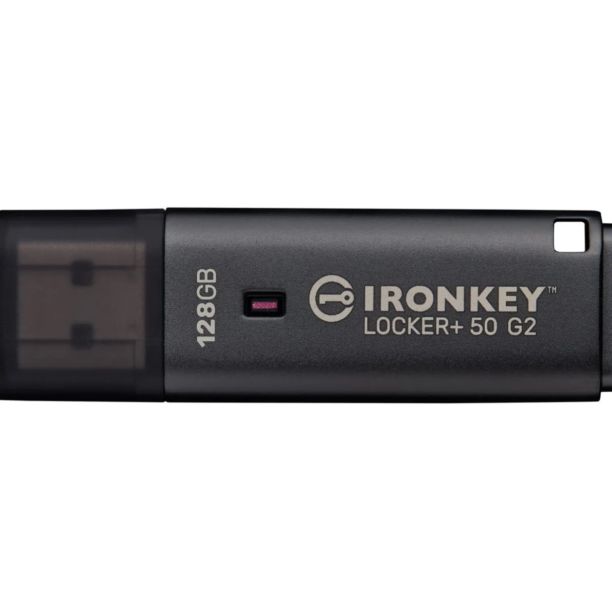 128GB Kingston IronKey Locker+ 50 (anthrazit, USB-A 3.2 Gen 1)