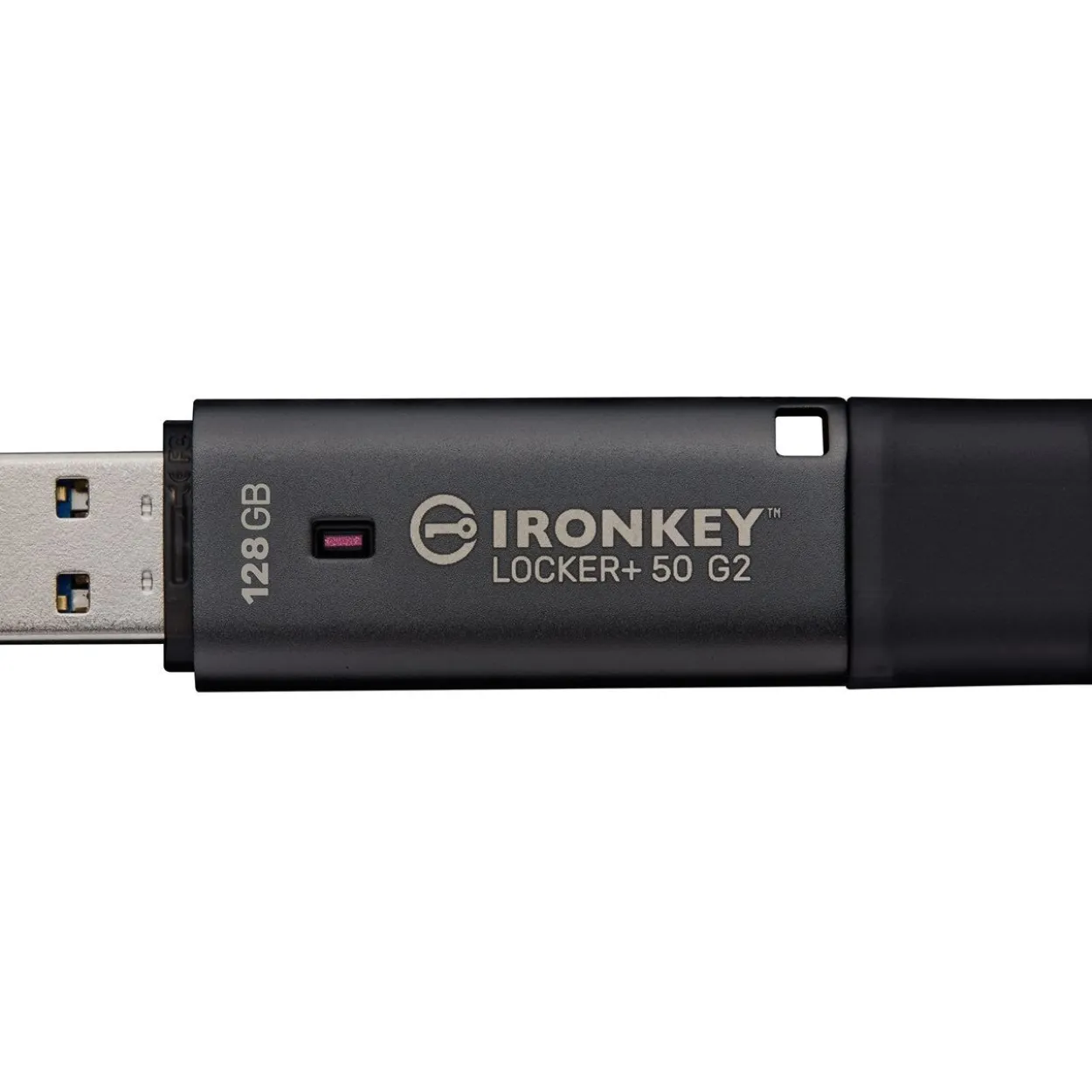 128GB Kingston IronKey Locker+ 50 (anthrazit, USB-A 3.2 Gen 1)